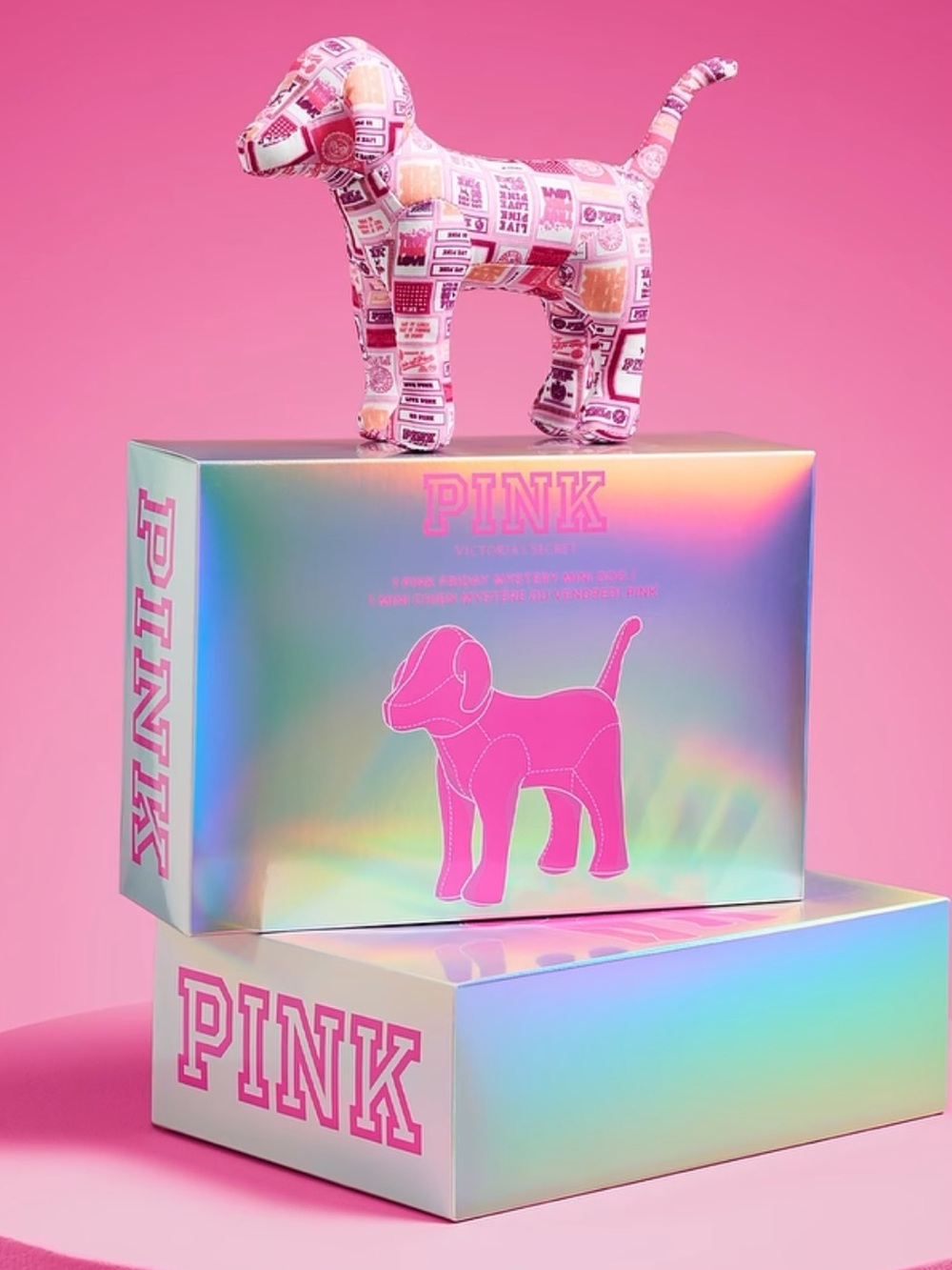 PINK VICTORIA’S SECRET PINK FRIDAY MYSTERY MINI DOG PUP 1